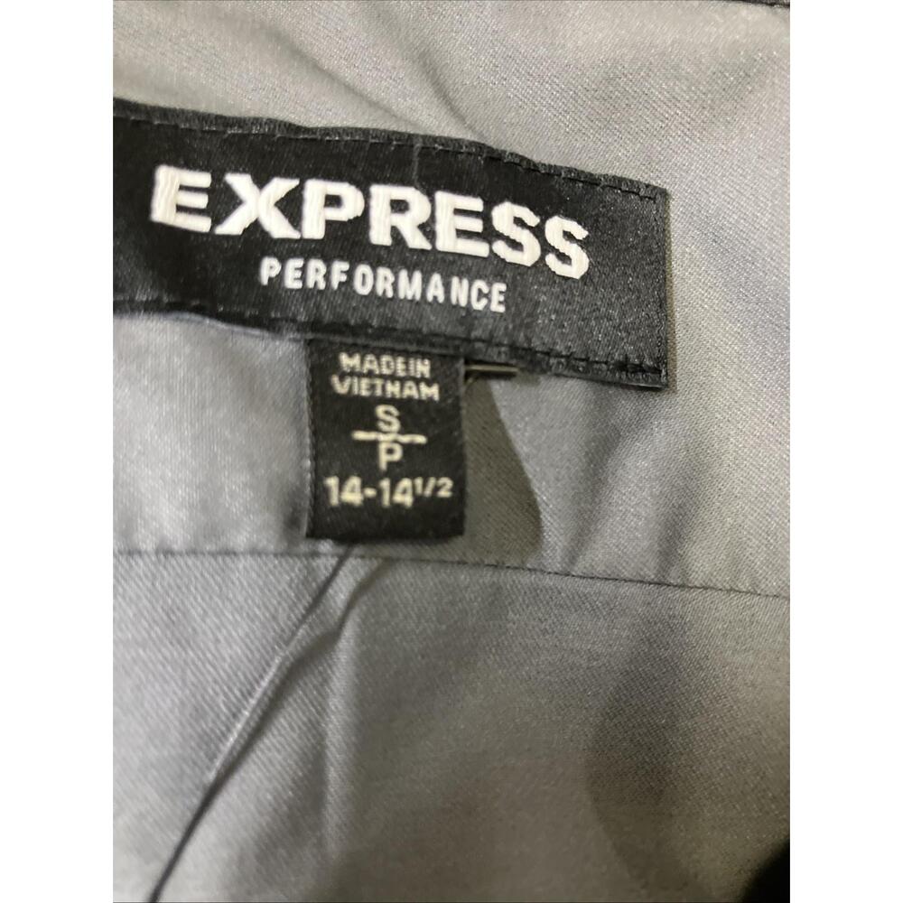 Express Performance Slim Fit Size Small Gray‎ NWT - image 3